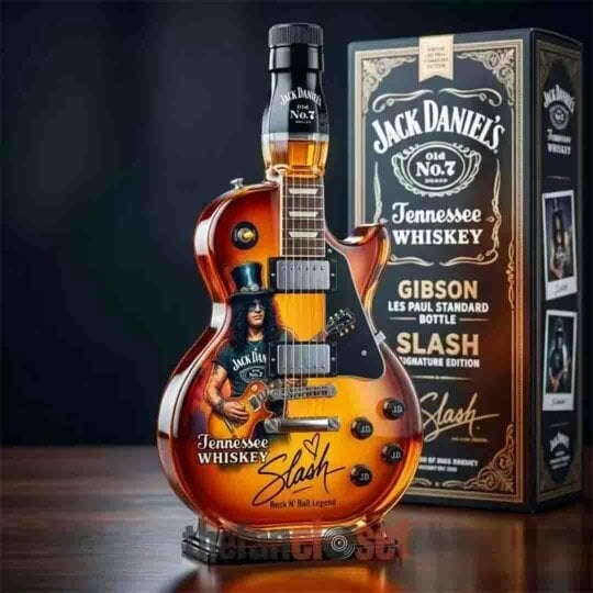 Obasyhig Rock Guitar Whisky Bottle