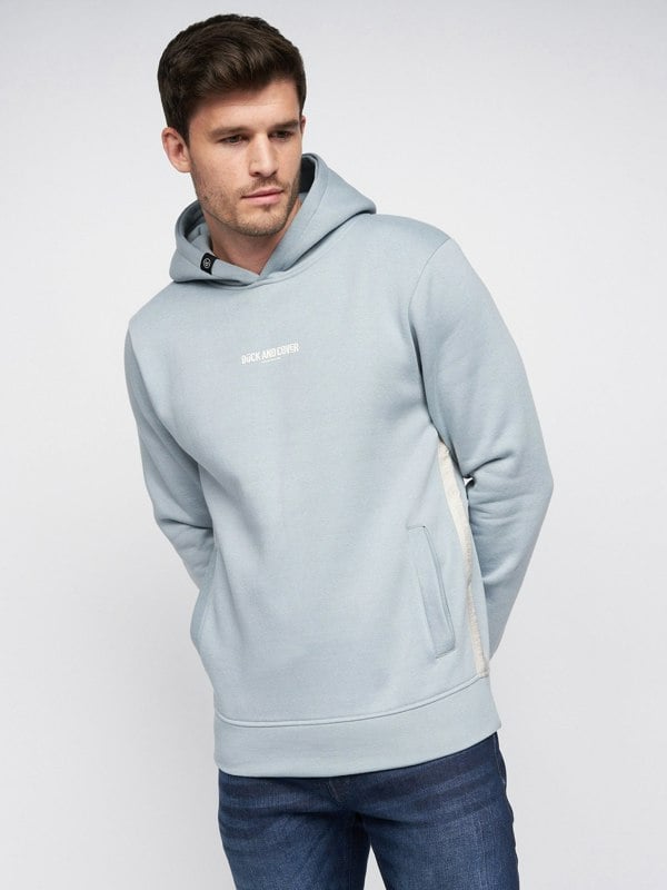 Duck and Cover Gathport Hoodie - Light Blue