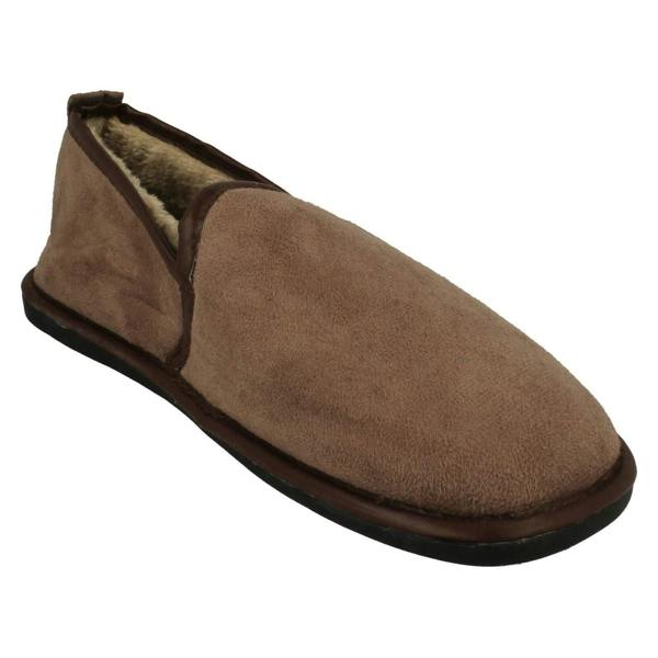 Mens Coolers Warm Lined Full Slippers C-3934