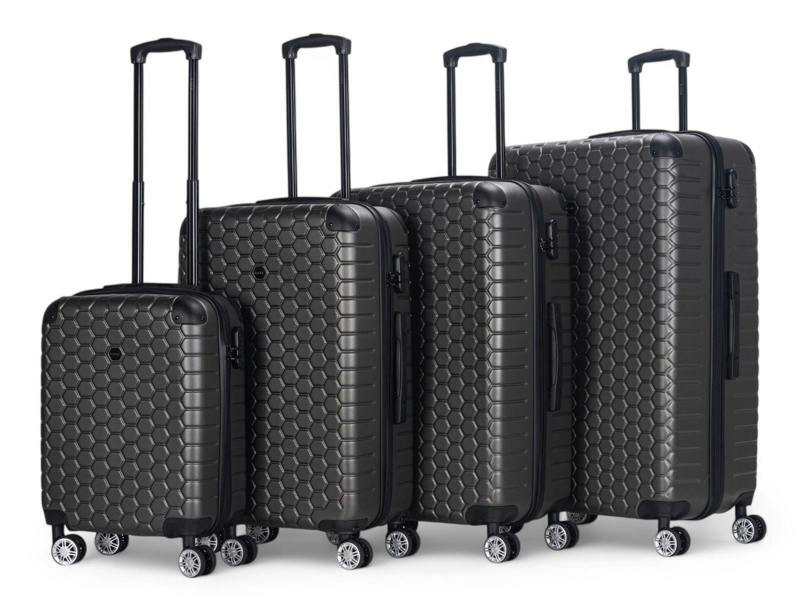 Eagle Luggage Hard Shell ABS 8 Wheel Luggage Travel Cabin Holiday Bags Suitcase Set