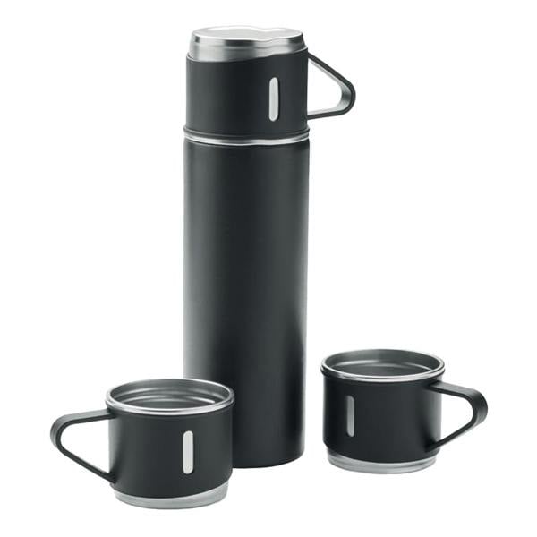 MidOcean Sharm Double-Walled 420ml Bottle - Black - 