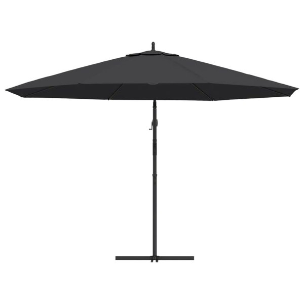 Berkfield Cantilever Umbrella with Aluminium Pole 350 cm Black