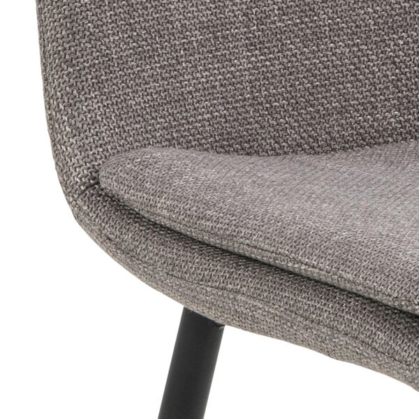Wyld Haus Set of 4 Mosslight Grey Upholstered Dining Chairs
