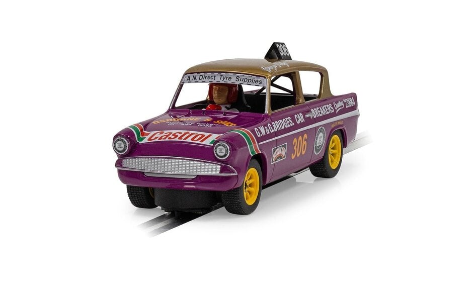 MCSlots Ford Anglia 105E George Polley 306 1:32 Scale Scalextric C4584