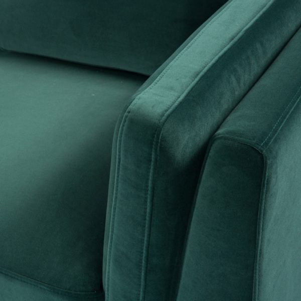 Mickey 2 Seat Sofa - Emerald Green