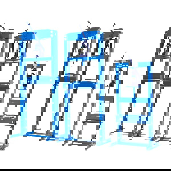 6/12/20Ton Blue Hydraulic Shop Press with Press Plates Workshop Presses Living and Home