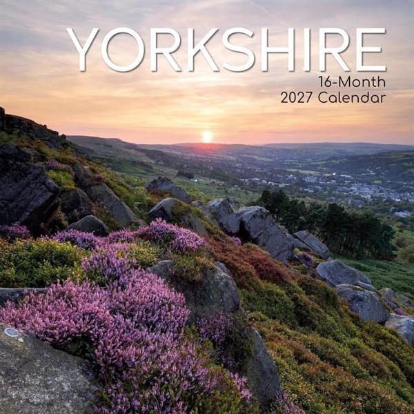 Yorkshire Calendar 2027, Wall Calendars, Month To View, Travel, Gift