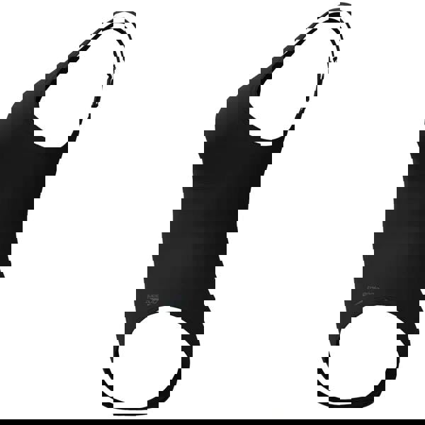 Black Speedo Contour Eclipse Swimsuit with cutout back