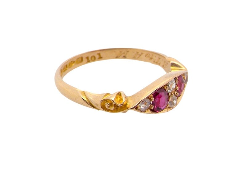 Vintage Tom An Edwardian Ruby and Diamond Ring