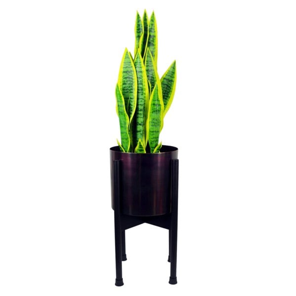 Leaf Medium Gold Planter Stand (Planter not included) 38.5cm x 18cm