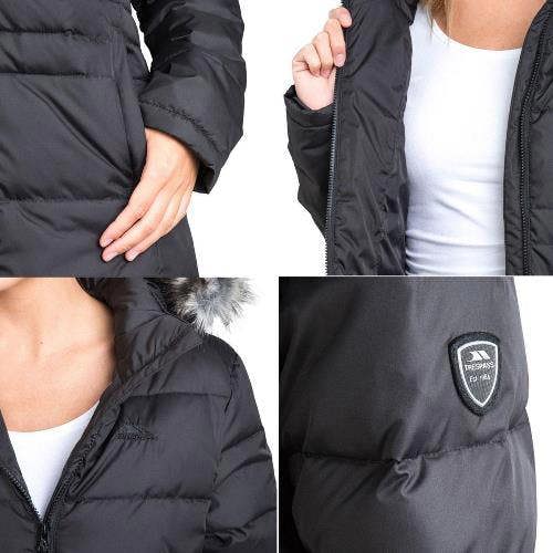 Trespass Phyllis Ladies Long Length Down Jacket