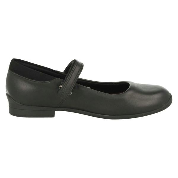 Clarks Girls Clarks Hook & Loop School Shoes Jamie Star