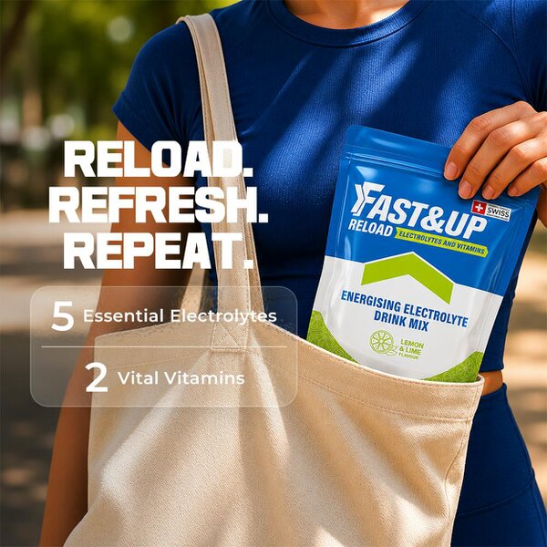 Reload Stick Pack - Energizing Electrolyte Drink Mix for Instant Hydration - Lemon & Lime, 15 Sachets