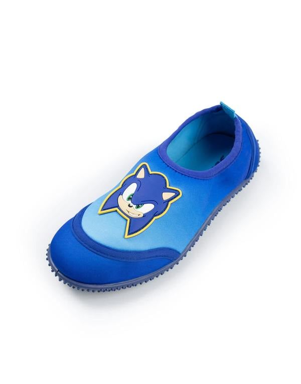 Sonic the Hedgehog Boys Blue Character Aqua Shoes