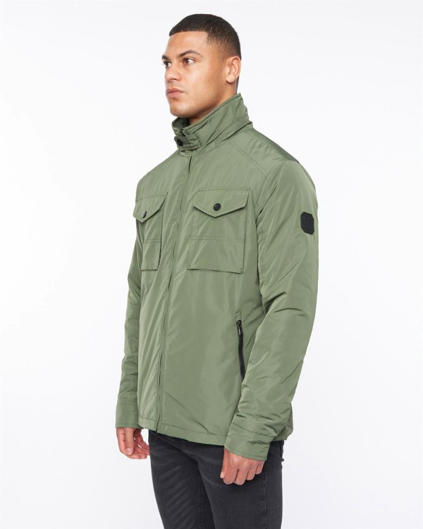 Duck and Cover Blensons Padded Jacket Dark Olive