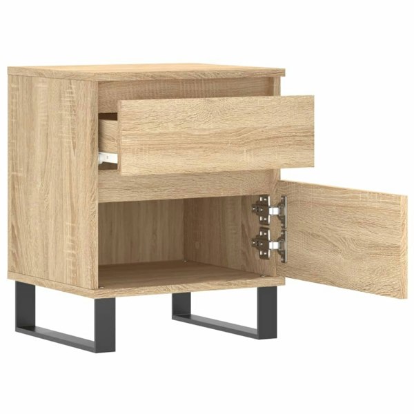 Berkfield Bedside Cabinet Sonoma Oak 40x35x50 cm Engineered Wood