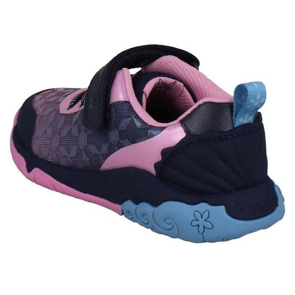 Clarks Girls Clarks Snowflake Detail Casual Trainers Tidal Trail