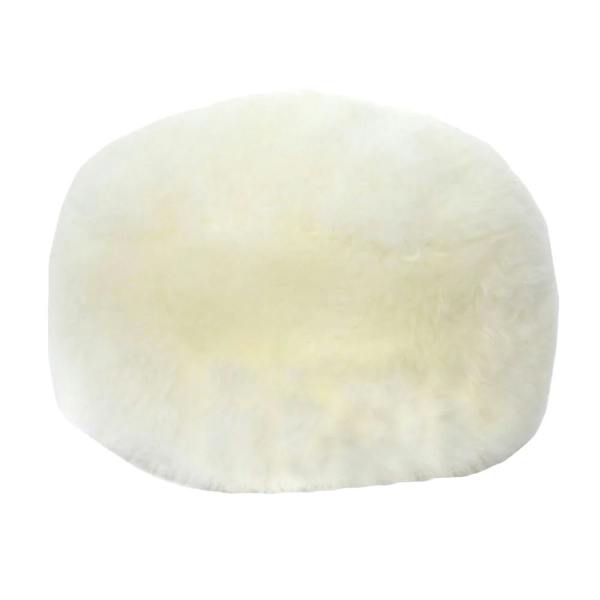 Eastern Counties Leather Sheepskin Pouffe - Natural Beige