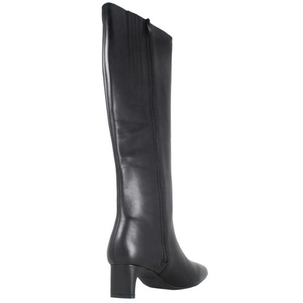Clarks Ladies Clarks Thin Block Heeled Knee High Boots Edina Tall