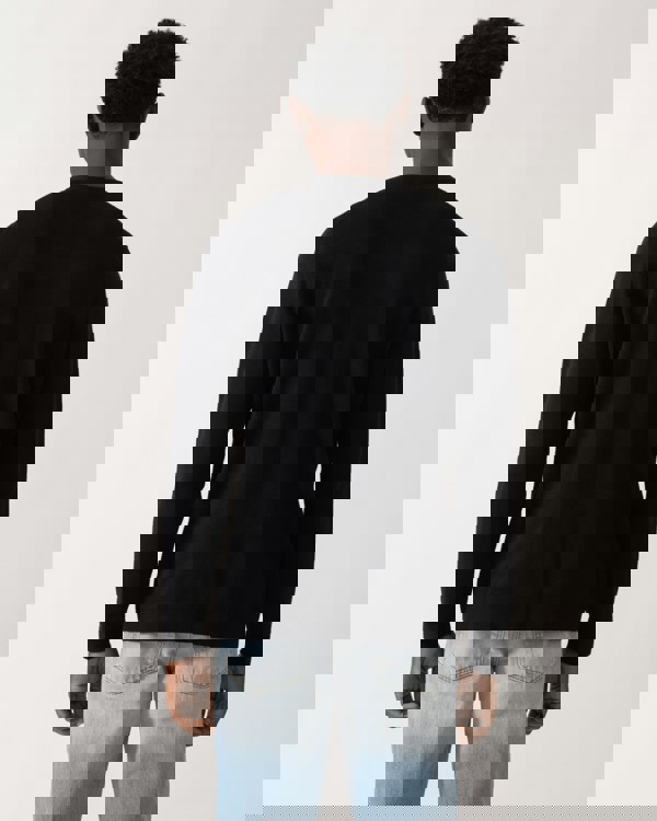 BOSS Green Momentum-Lite Crew Neck Mens Jumper - Black 001