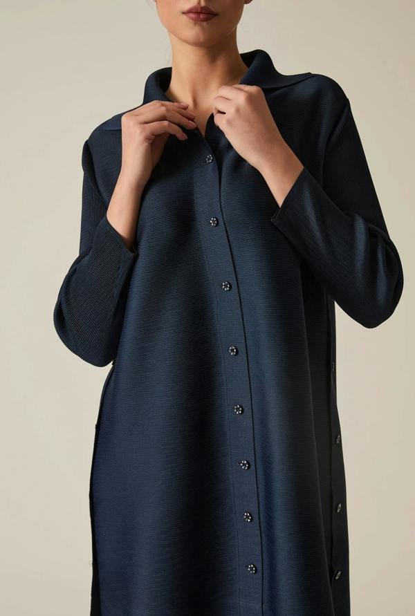 James Lakeland Dark Navy Shirt Dress
