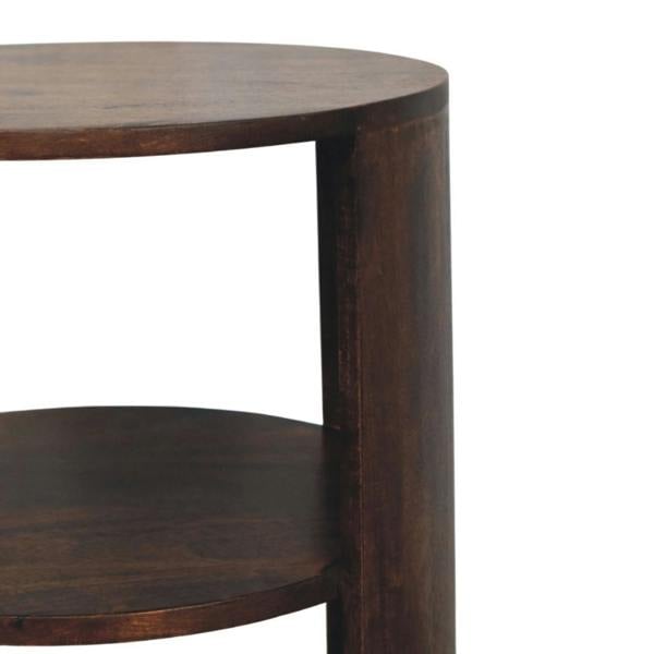Artisan Furniture Artisan Solid Wood Ventura Side Table, 2 shelf