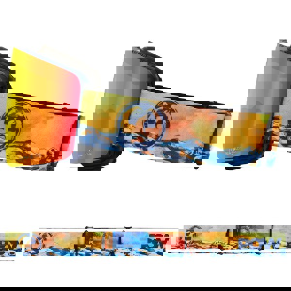 Dragon R1 OTG - Pow Collab 2025 with Lumalens Red Ionized & Lumalens Flash Blue Lens