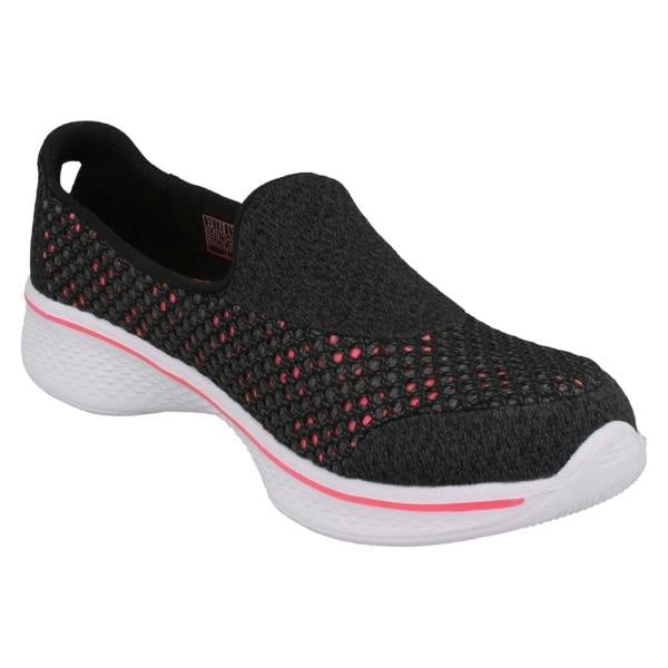 Skechers Girls Skechers Flats With Mesh Detail Go Walk 4 Kindle 81118