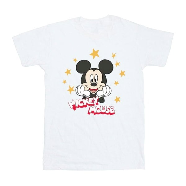 Disney Boys Mickey Mouse Stars T-Shirt - White