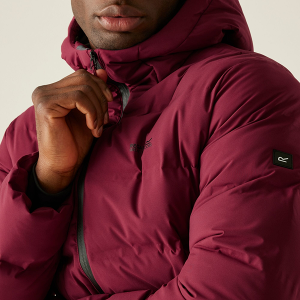Regatta Mens Altoro Thermal Waterproof Jacket - Dark Maroon