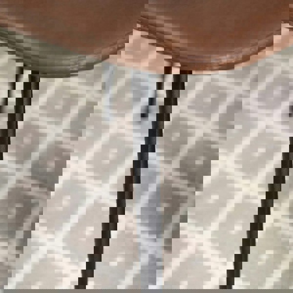 IH Design Corona PU Leather Steel Legs Dining Chairs (Set of 4)