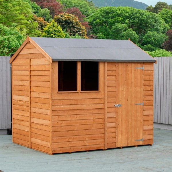 Shire Overlap 8x6 Reverse Apex Amaryllis Storage Shed - Best Shed