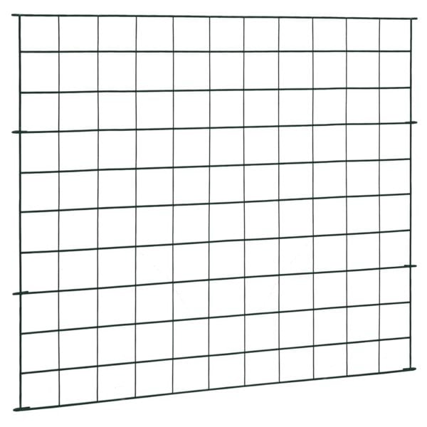 Berkfield Garden Fence Set 77.5x64 cm Green