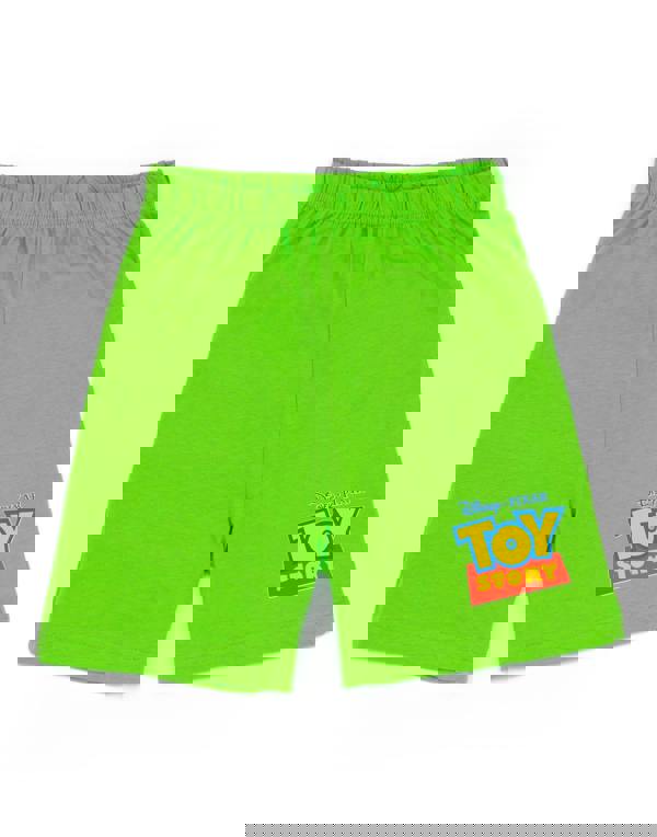 Disney Toy Story Boys Green Buzz Costume Short Sleeve Short Leg Pyjama Set