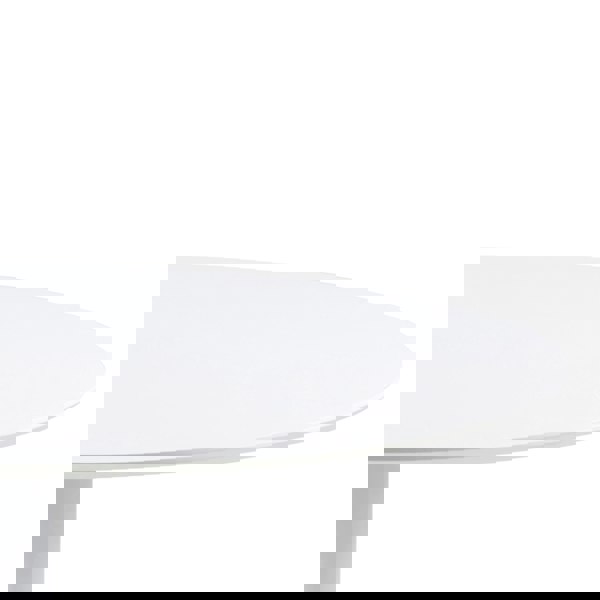 Furniture To Go Ibiza Round Dining Table with White Top and White Base