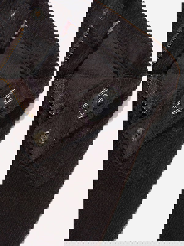 Bonpoint Girls Junon Wide Leg Trousers in Brown