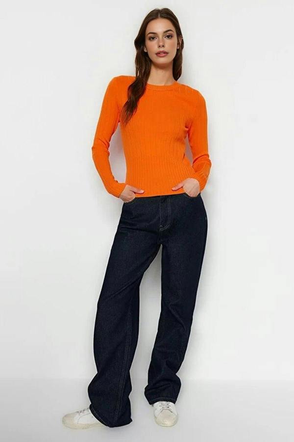 WOVCOR Basic Crew Neck Knit Sweater