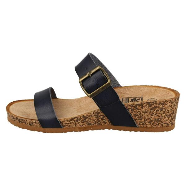 Down to Earth Ladies Down To Earth Mid Wedge Mule Sandals F12087
