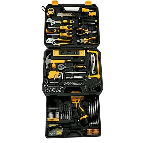 Gr8 Home 233 Piece Professional Tool Kit Cordless Drill Socket Spanner Set Storage Case
