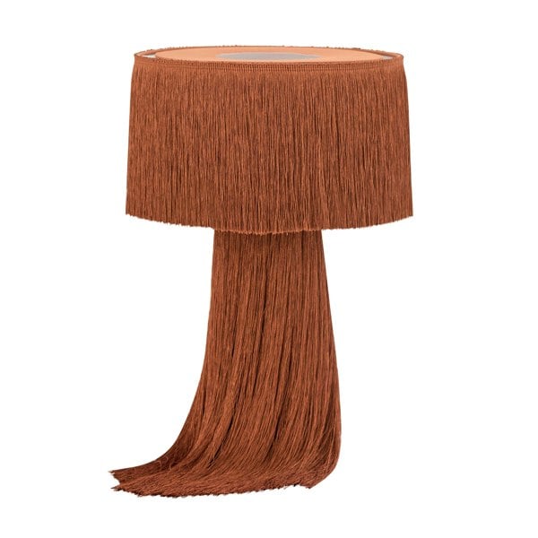 Furniture Edit Atolla Brick Tassel Table Lamp