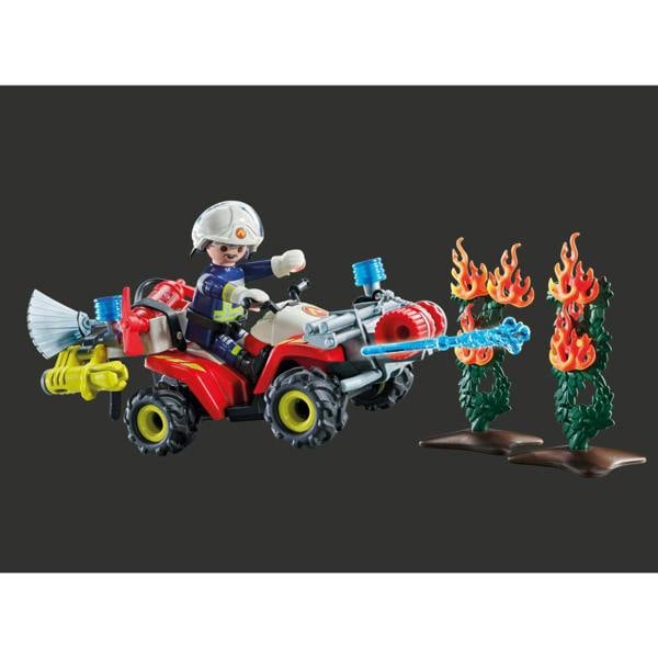 Playmobil Firefighting Quad - 71825 Playset