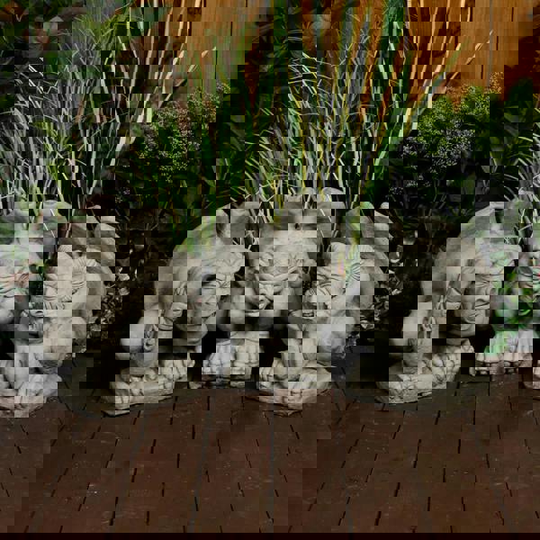 Set of Three Gargoyle statues 