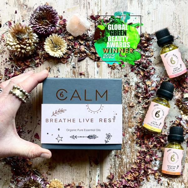 B Calm Aroma Diffuser with Blended Oil Steps - Stress relief, Energy Boost, Sleep & Hormone Balance