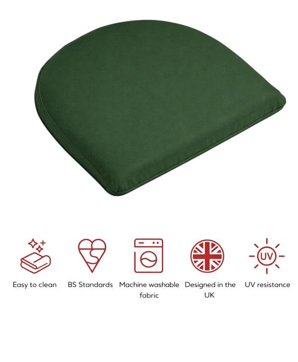 SP Range D PAD Garden Cushions – Set of 2 Green The Garden Furniture Shop