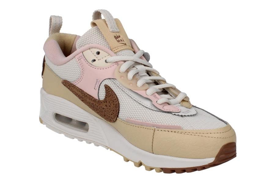 Nike Womens Air Max 90 Futura Trainers Dz4704  100 - Light Orewood Brown 100 - Photo 3
