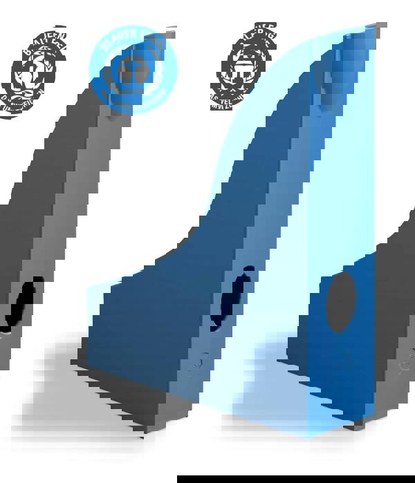 Durable ECO Magazine Rack Recycled Plastic File Organiser | 6 Pack | A4 Blue