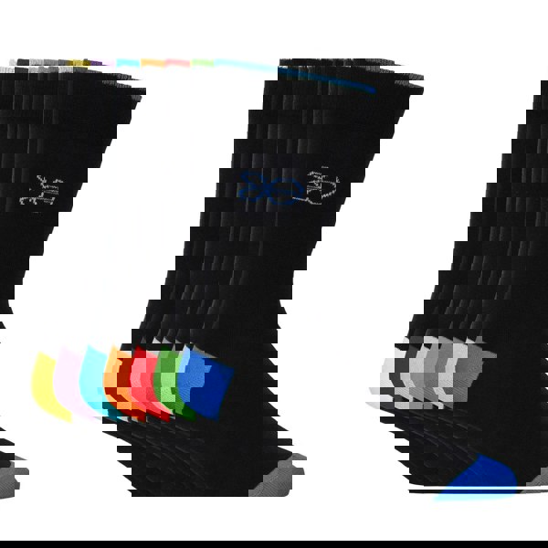 Crosshatch Mens Farrango Crew Socks (Pack of 7) - Multicoloured