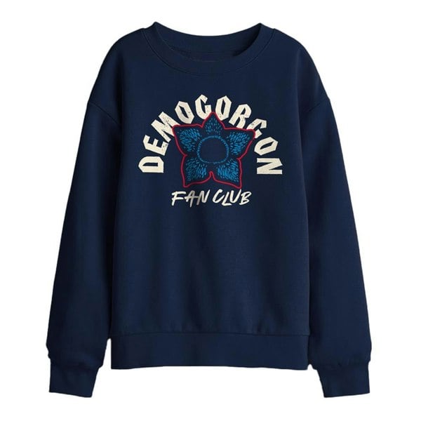 Stranger Things Kids Demogorgon Fan Club Sweatshirt - Navy