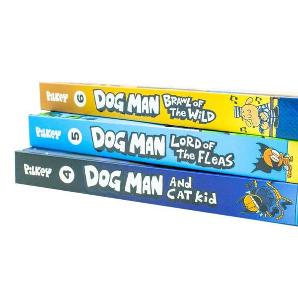 Dog Man: The Cat Kid Collection Books 4–6 Set by Dav Pilkey – Graphic Adventure Collection for Kids