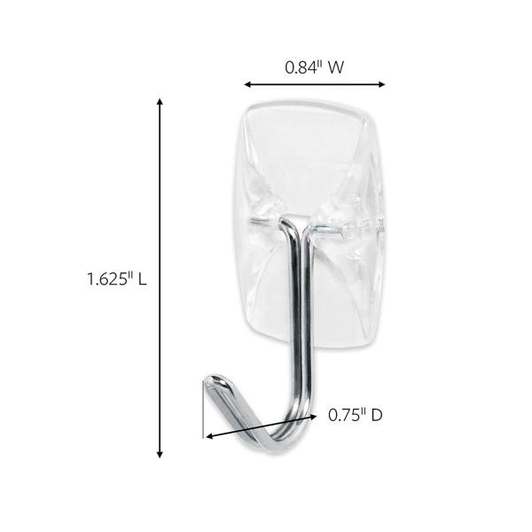 Command 17067CLR-9 Clear Small Wire Hooks Value Pack 225g 9pk - One Colour - 